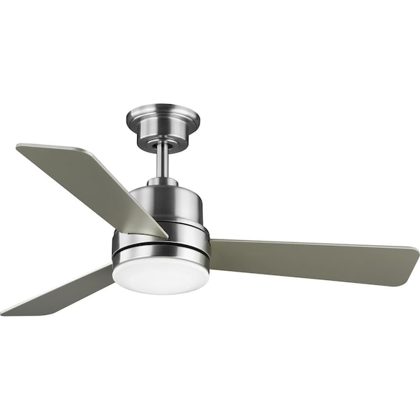 Progress Lighting Trevina II Collection 44" Three-Blade Brushed Nickel Ceiling Fan P2555-0930K - main